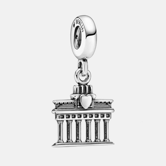 Retired Pandora Brandenburg Gate Germany National Icon Bead Dangle Charm Silver - Picture 1 of 12